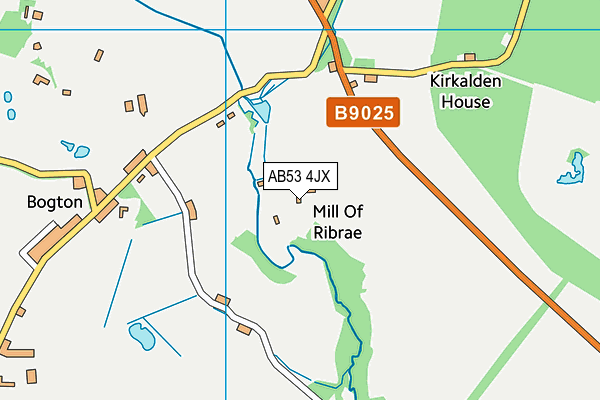 AB53 4JX map - OS VectorMap District (Ordnance Survey) AB53 4JX map - OS VectorMap District (Ordnance Survey)