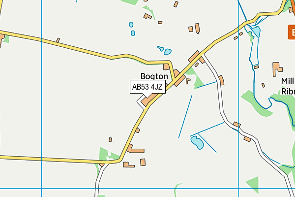 AB53 4JZ map - OS VectorMap District (Ordnance Survey) AB53 4JZ map - OS VectorMap District (Ordnance Survey)