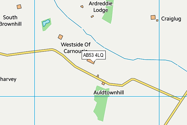 AB53 4LQ map - OS VectorMap District (Ordnance Survey) AB53 4LQ map - OS VectorMap District (Ordnance Survey)