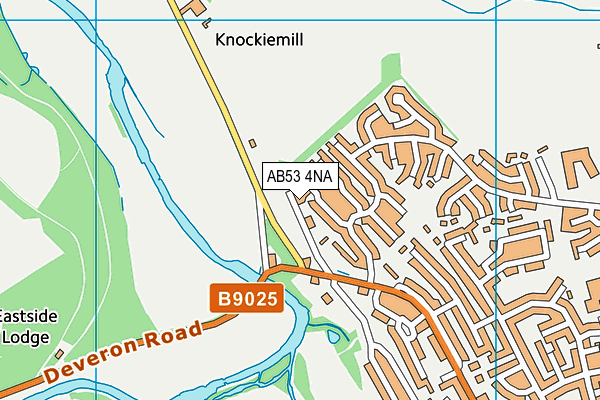 AB53 4NA map - OS VectorMap District (Ordnance Survey) AB53 4NA map - OS VectorMap District (Ordnance Survey)