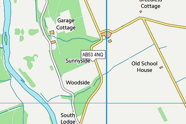 AB53 4NQ map - OS VectorMap District (Ordnance Survey)
