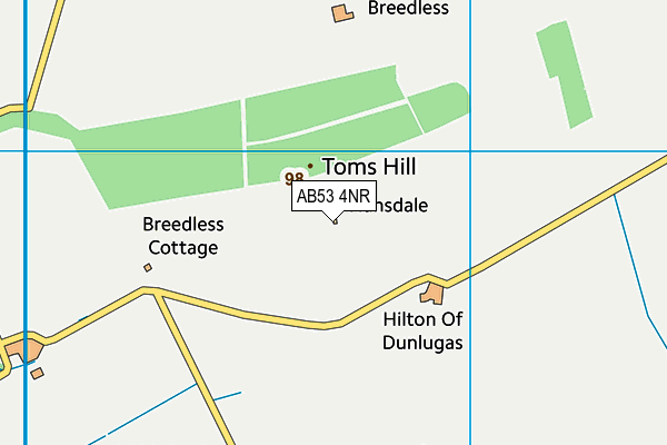 AB53 4NR map - OS VectorMap District (Ordnance Survey) AB53 4NR map - OS VectorMap District (Ordnance Survey)