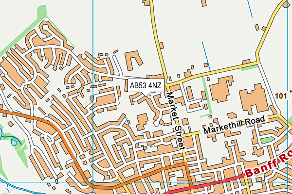AB53 4NZ map - OS VectorMap District (Ordnance Survey) AB53 4NZ map - OS VectorMap District (Ordnance Survey)