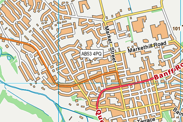 AB53 4PQ map - OS VectorMap District (Ordnance Survey) AB53 4PQ map - OS VectorMap District (Ordnance Survey)
