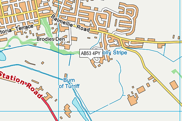 AB53 4PY map - OS VectorMap District (Ordnance Survey) AB53 4PY map - OS VectorMap District (Ordnance Survey)