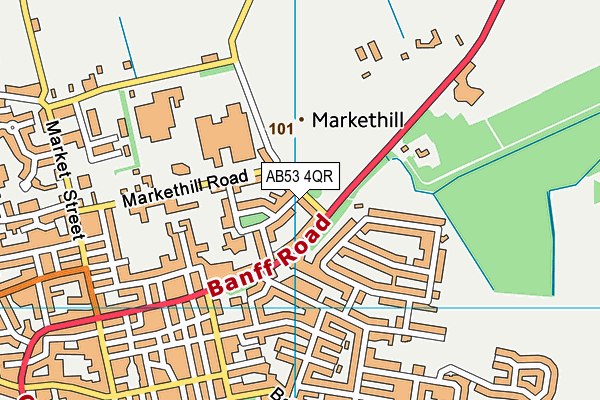 AB53 4QR map - OS VectorMap District (Ordnance Survey) AB53 4QR map - OS VectorMap District (Ordnance Survey)