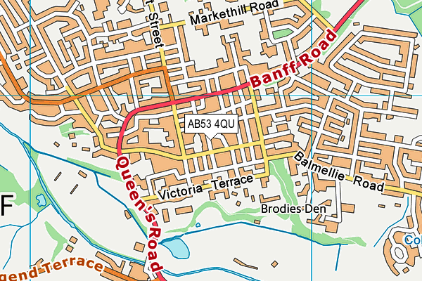 AB53 4QU map - OS VectorMap District (Ordnance Survey) AB53 4QU map - OS VectorMap District (Ordnance Survey)