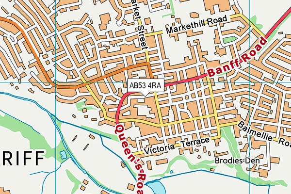 AB53 4RA map - OS VectorMap District (Ordnance Survey) AB53 4RA map - OS VectorMap District (Ordnance Survey)