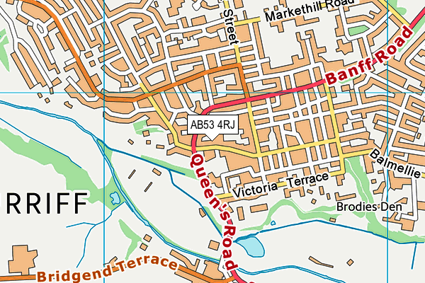 AB53 4RJ map - OS VectorMap District (Ordnance Survey) AB53 4RJ map - OS VectorMap District (Ordnance Survey)