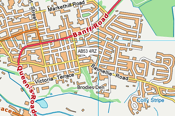 AB53 4RZ map - OS VectorMap District (Ordnance Survey) AB53 4RZ map - OS VectorMap District (Ordnance Survey)