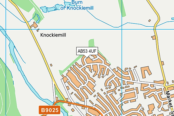 AB53 4UF map - OS VectorMap District (Ordnance Survey) AB53 4UF map - OS VectorMap District (Ordnance Survey)