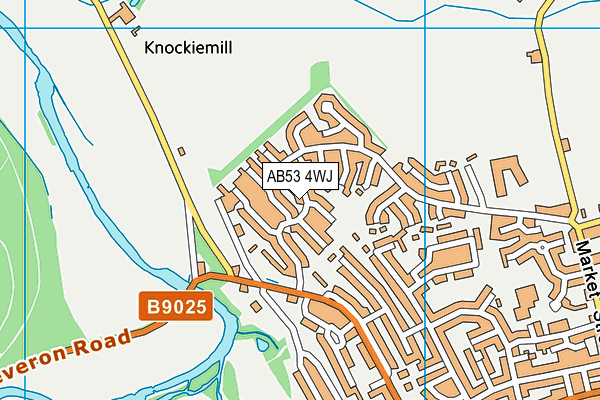 AB53 4WJ map - OS VectorMap District (Ordnance Survey) AB53 4WJ map - OS VectorMap District (Ordnance Survey)