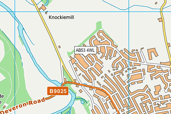 AB53 4WL map - OS VectorMap District (Ordnance Survey) AB53 4WL map - OS VectorMap District (Ordnance Survey)