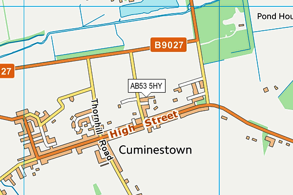 AB53 5HY map - OS VectorMap District (Ordnance Survey) AB53 5HY map - OS VectorMap District (Ordnance Survey)