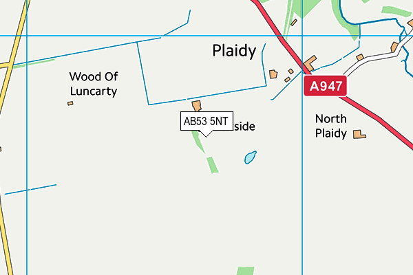 AB53 5NT map - OS VectorMap District (Ordnance Survey) AB53 5NT map - OS VectorMap District (Ordnance Survey)