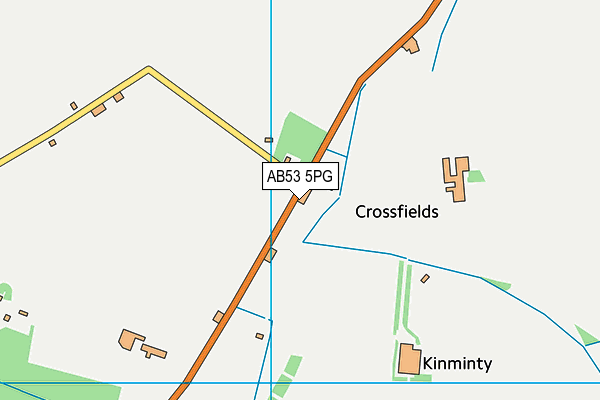 AB53 5PG map - OS VectorMap District (Ordnance Survey)