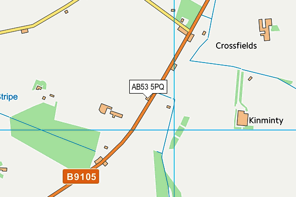 AB53 5PQ map - OS VectorMap District (Ordnance Survey) AB53 5PQ map - OS VectorMap District (Ordnance Survey)