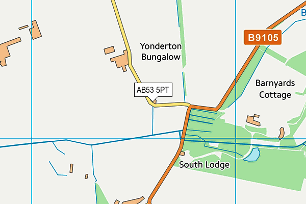 AB53 5PT map - OS VectorMap District (Ordnance Survey) AB53 5PT map - OS VectorMap District (Ordnance Survey)
