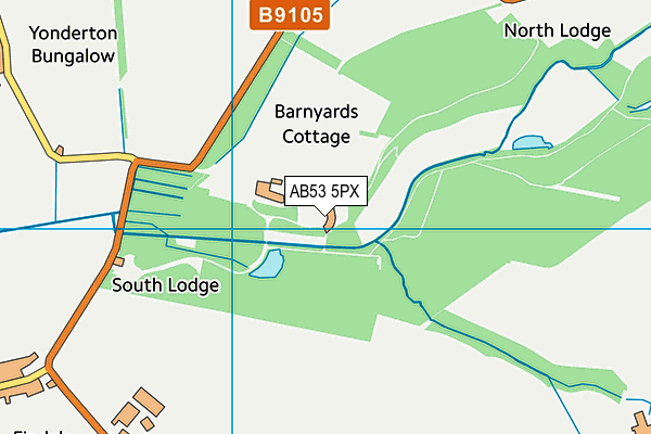 AB53 5PX map - OS VectorMap District (Ordnance Survey) AB53 5PX map - OS VectorMap District (Ordnance Survey)