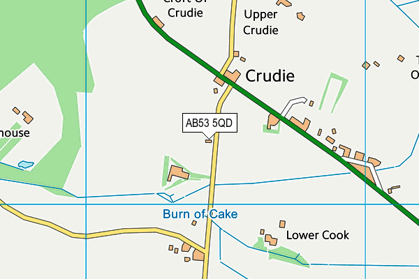 AB53 5QD map - OS VectorMap District (Ordnance Survey) AB53 5QD map - OS VectorMap District (Ordnance Survey)