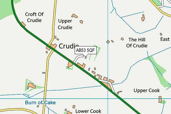 AB53 5QF map - OS VectorMap District (Ordnance Survey) AB53 5QF map - OS VectorMap District (Ordnance Survey)