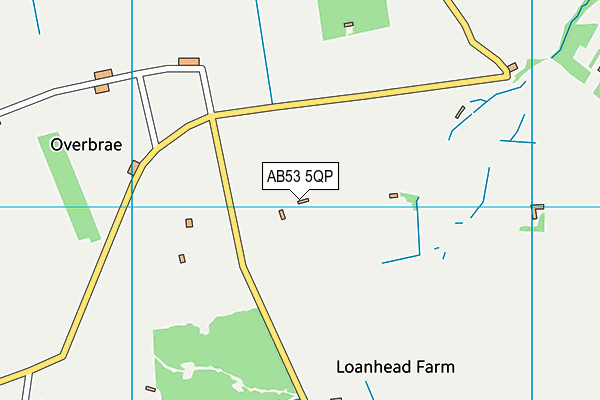 AB53 5QP map - OS VectorMap District (Ordnance Survey) AB53 5QP map - OS VectorMap District (Ordnance Survey)