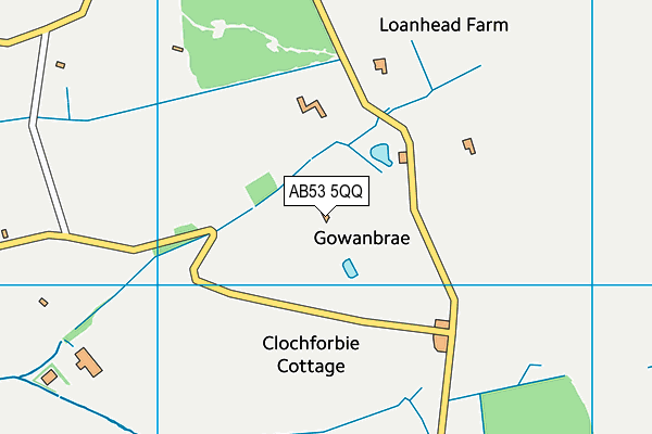AB53 5QQ map - OS VectorMap District (Ordnance Survey)