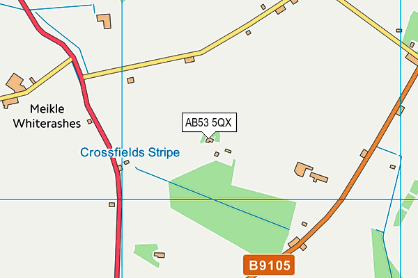 AB53 5QX map - OS VectorMap District (Ordnance Survey) AB53 5QX map - OS VectorMap District (Ordnance Survey)