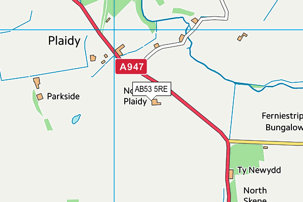 AB53 5RE map - OS VectorMap District (Ordnance Survey) AB53 5RE map - OS VectorMap District (Ordnance Survey)