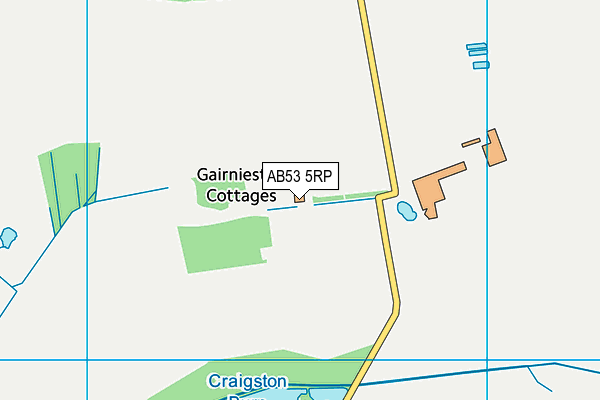 AB53 5RP map - OS VectorMap District (Ordnance Survey) AB53 5RP map - OS VectorMap District (Ordnance Survey)