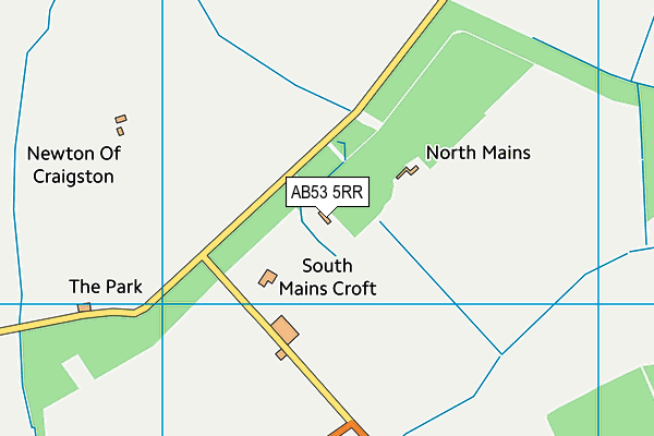 AB53 5RR map - OS VectorMap District (Ordnance Survey) AB53 5RR map - OS VectorMap District (Ordnance Survey)
