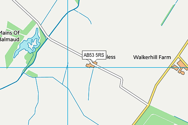 AB53 5RS map - OS VectorMap District (Ordnance Survey) AB53 5RS map - OS VectorMap District (Ordnance Survey)