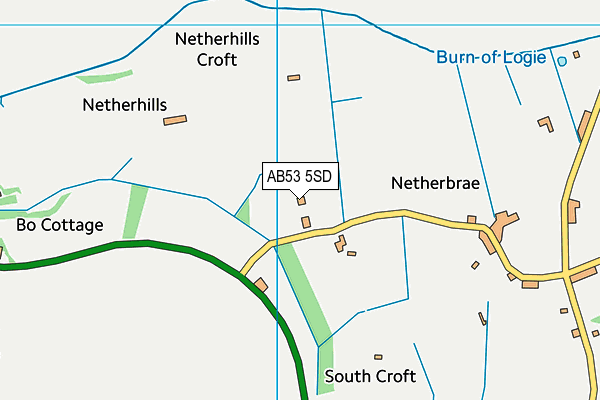 AB53 5SD map - OS VectorMap District (Ordnance Survey) AB53 5SD map - OS VectorMap District (Ordnance Survey)