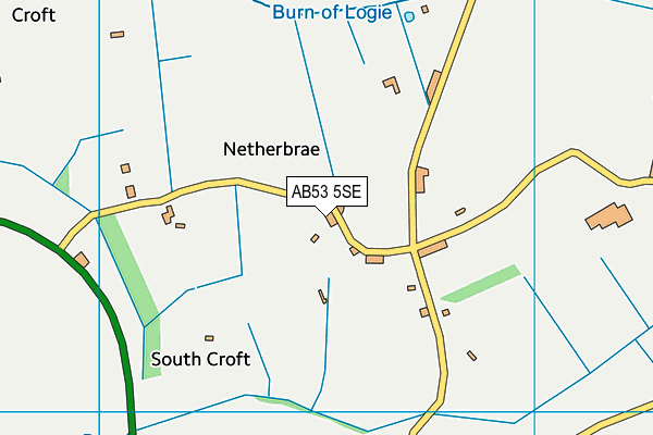 AB53 5SE map - OS VectorMap District (Ordnance Survey) AB53 5SE map - OS VectorMap District (Ordnance Survey)