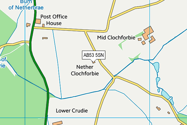 AB53 5SN map - OS VectorMap District (Ordnance Survey) AB53 5SN map - OS VectorMap District (Ordnance Survey)