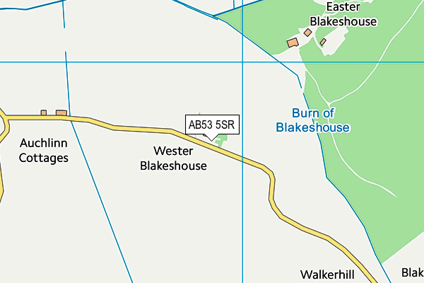 AB53 5SR map - OS VectorMap District (Ordnance Survey) AB53 5SR map - OS VectorMap District (Ordnance Survey)