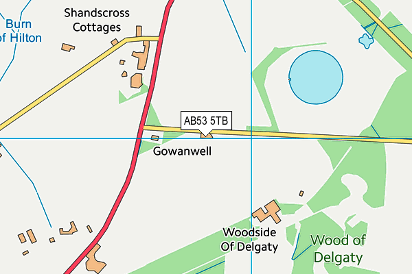 AB53 5TB map - OS VectorMap District (Ordnance Survey) AB53 5TB map - OS VectorMap District (Ordnance Survey)