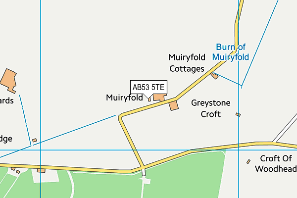 AB53 5TE map - OS VectorMap District (Ordnance Survey) AB53 5TE map - OS VectorMap District (Ordnance Survey)