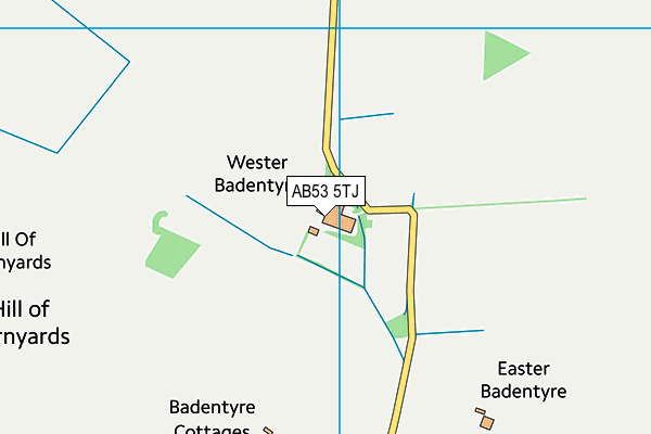 AB53 5TJ map - OS VectorMap District (Ordnance Survey) AB53 5TJ map - OS VectorMap District (Ordnance Survey)