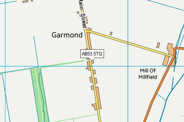 AB53 5TQ map - OS VectorMap District (Ordnance Survey) AB53 5TQ map - OS VectorMap District (Ordnance Survey)