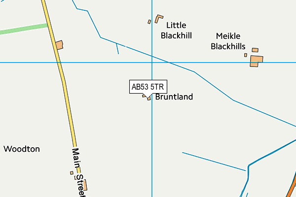 AB53 5TR map - OS VectorMap District (Ordnance Survey) AB53 5TR map - OS VectorMap District (Ordnance Survey)