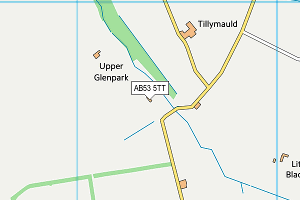 AB53 5TT map - OS VectorMap District (Ordnance Survey) AB53 5TT map - OS VectorMap District (Ordnance Survey)