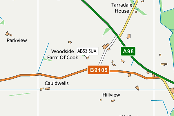 AB53 5UA map - OS VectorMap District (Ordnance Survey) AB53 5UA map - OS VectorMap District (Ordnance Survey)