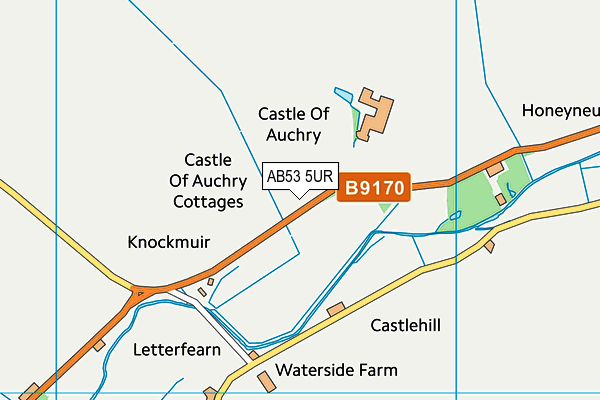 AB53 5UR map - OS VectorMap District (Ordnance Survey) AB53 5UR map - OS VectorMap District (Ordnance Survey)