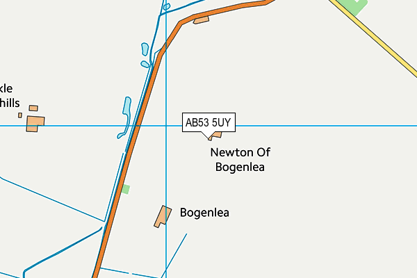 AB53 5UY map - OS VectorMap District (Ordnance Survey) AB53 5UY map - OS VectorMap District (Ordnance Survey)