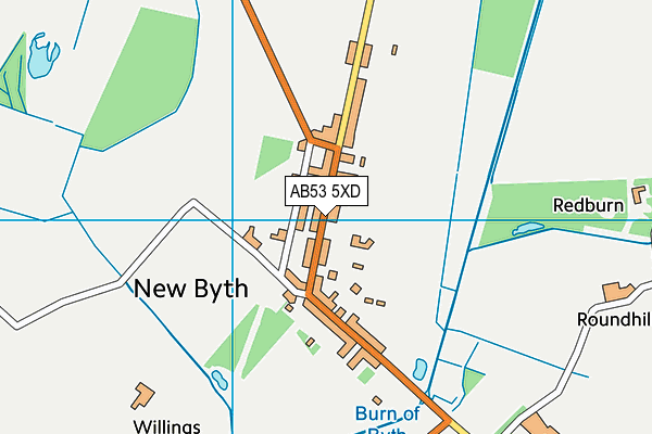AB53 5XD map - OS VectorMap District (Ordnance Survey) AB53 5XD map - OS VectorMap District (Ordnance Survey)