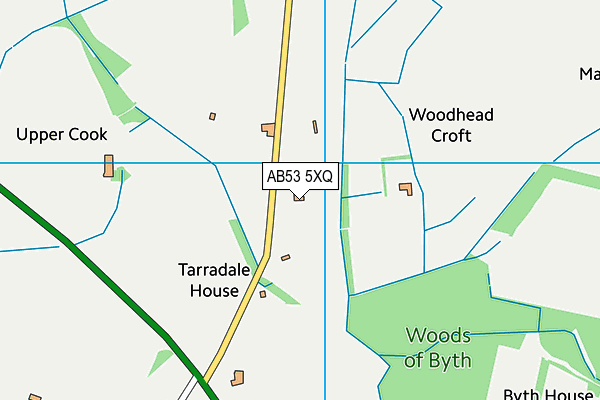 AB53 5XQ map - OS VectorMap District (Ordnance Survey) AB53 5XQ map - OS VectorMap District (Ordnance Survey)