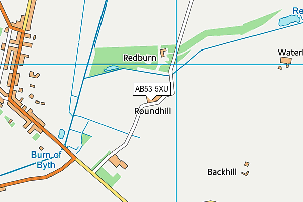 AB53 5XU map - OS VectorMap District (Ordnance Survey) AB53 5XU map - OS VectorMap District (Ordnance Survey)