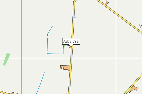 AB53 5YB map - OS VectorMap District (Ordnance Survey) AB53 5YB map - OS VectorMap District (Ordnance Survey)