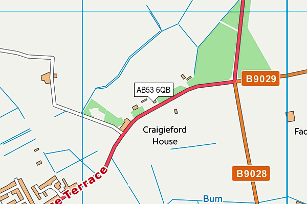 AB53 6QB map - OS VectorMap District (Ordnance Survey) AB53 6QB map - OS VectorMap District (Ordnance Survey)